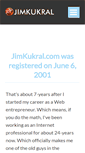 Mobile Screenshot of jimkukral.com