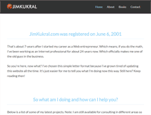 Tablet Screenshot of jimkukral.com